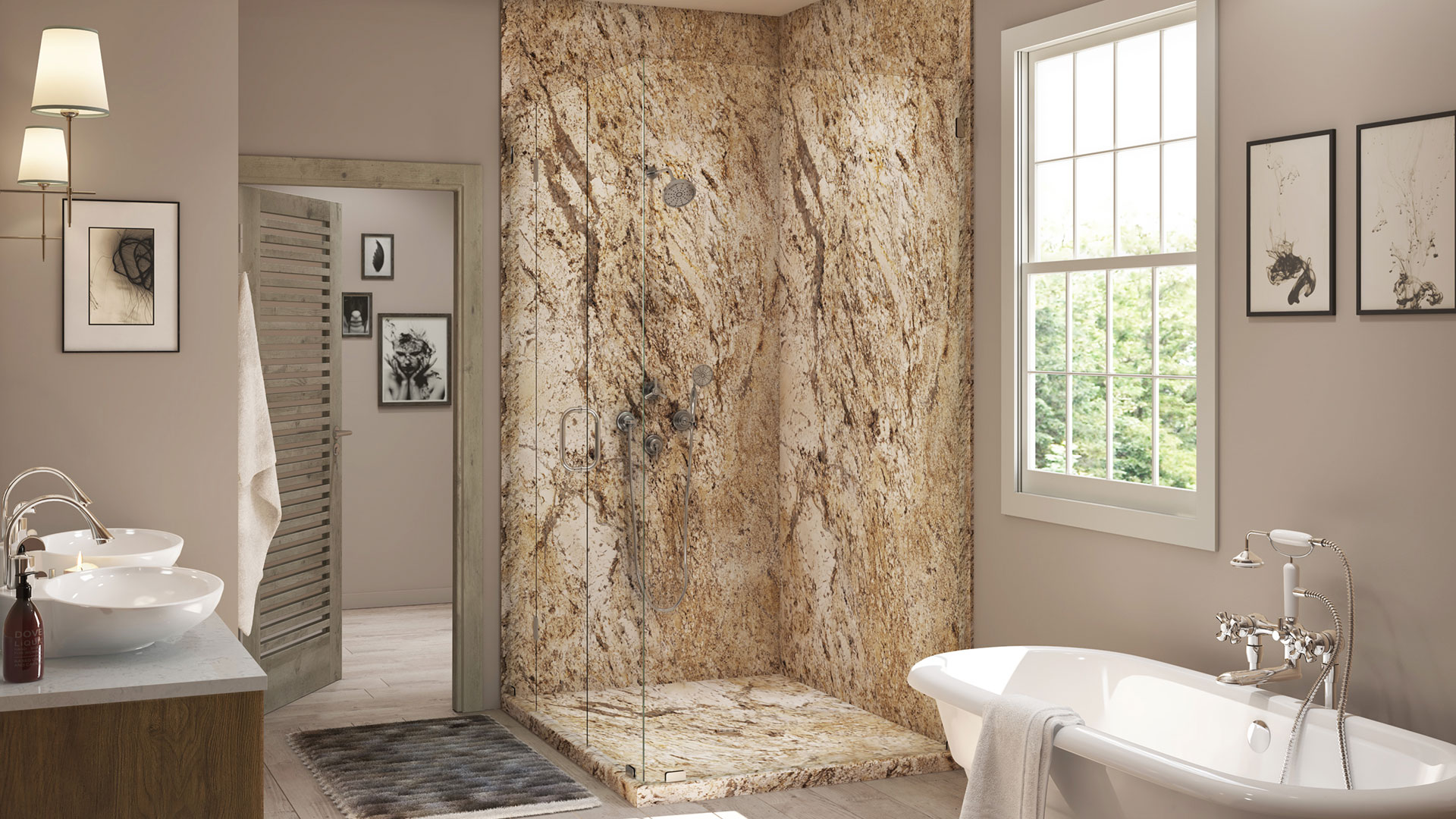 Affordable Bath Banner Background